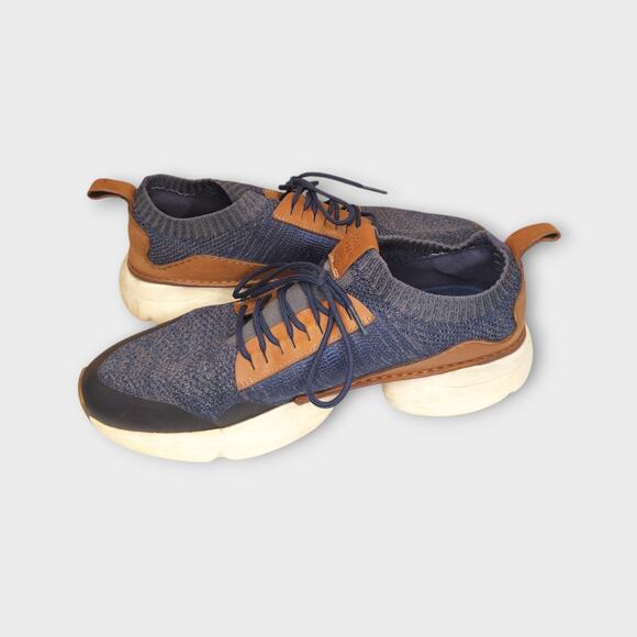 Mens Cole Haan Zerogrand All-Day Stitchlite Trainers Blue & Brown Sneakers 11M - Picture 6 of 11